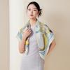 Versatile Double-Sided 100% Mulberry Silk Scarf, 16 Momme Twill, Luxury Style for Autumn/Winter