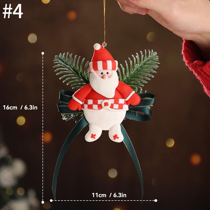 Christmas Tree Hanging Decor Pendant Santa Claus Snowman Beer Dancing Doll Christmas Ornament Navidad Xmas Decor New Year Gift