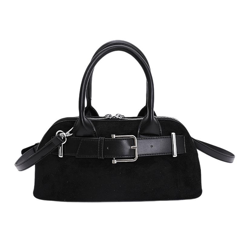 Korean Niche Portable Bowling Bag Women's 2025 Autumn and Winter New Fashion Shell Bag Versatile Shoulder Messenger Bag