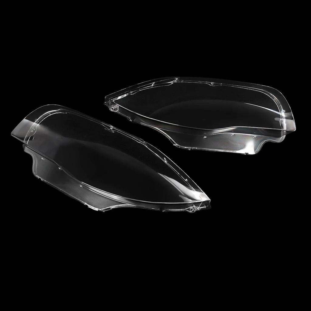 Car Front Headlight Lens Cover For BMW 1 Series E81 E82 E87 E88 2003-2011 Auto Shell Headlamp Cover Lampshade Transparent