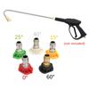 Pressure Washer Nozzle Tips, Spray Nozzle Kit for Power Washers Up To 4000 PSI, 14Inch Quick