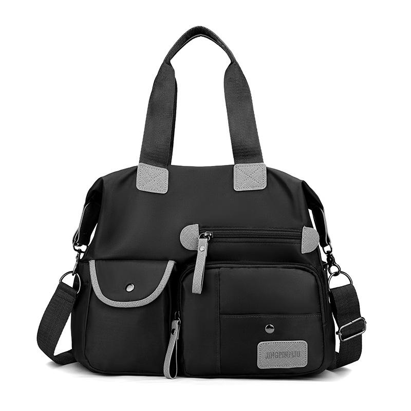 Borsa a Spalla da Donna Multifunzione Borsa a Tracolla in Nylon Borse Impermeabili Borse da Viaggio Tote a Grande Capacità