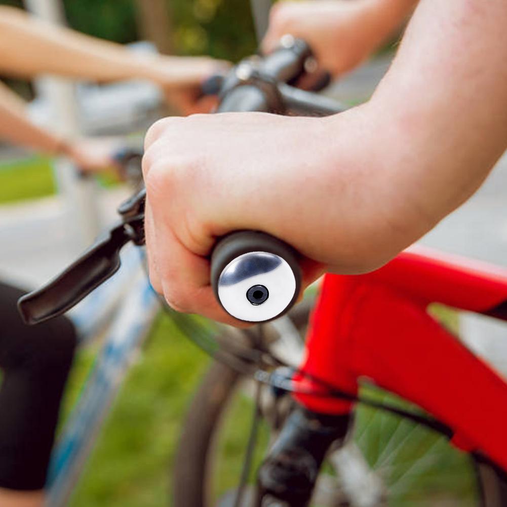 

2 шт. алюминиевые заглушки для руля велосипеда MTB шоссейный велосипед (Серебряный)