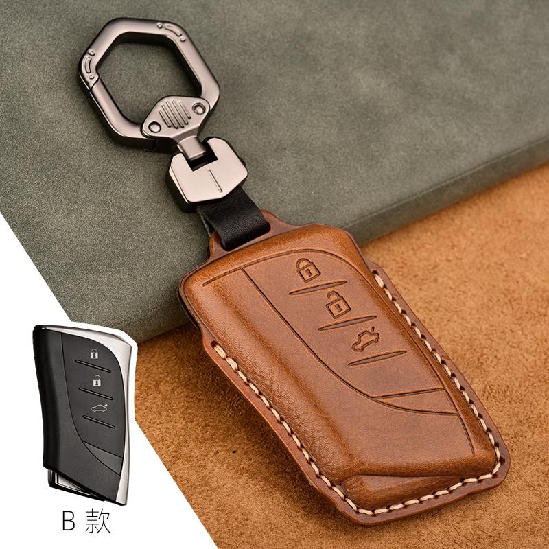 S Genuine Leather Car Remote Key Fob Cover Key Case For Lexus Es300H Es350 Es200 Es260 Ls350 Ls500H Fob Key