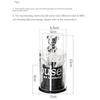 1pc Acrylic Toothpick Box Dispenser Jars with Lids Set Cute Decor Storage Containers for Cotton Ball, Cotton Swab Storage Tank