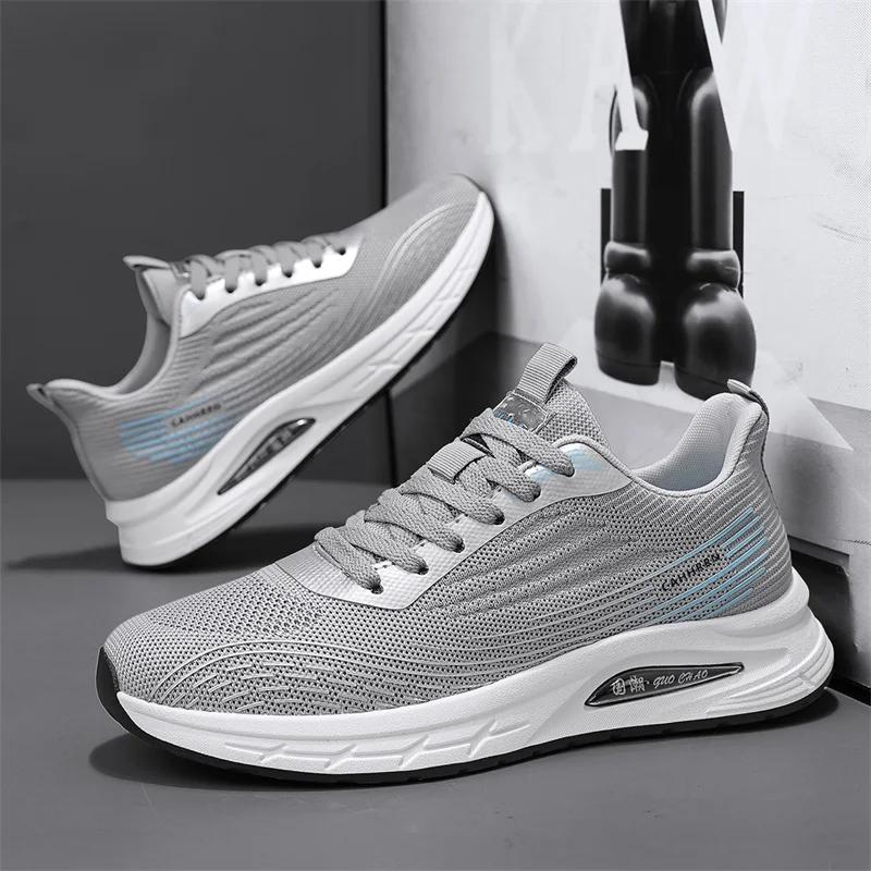 2024 Summer Breathable Running Mesh Casual Shoes Versatiles  Men Vulcanized Shoes Man Casual Sneakers Tenis Para Hombre