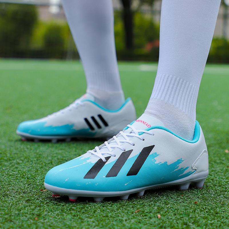Foreign trade men's and women's football shoes adult sports football shoes broken nails college students playground football game training shoes
