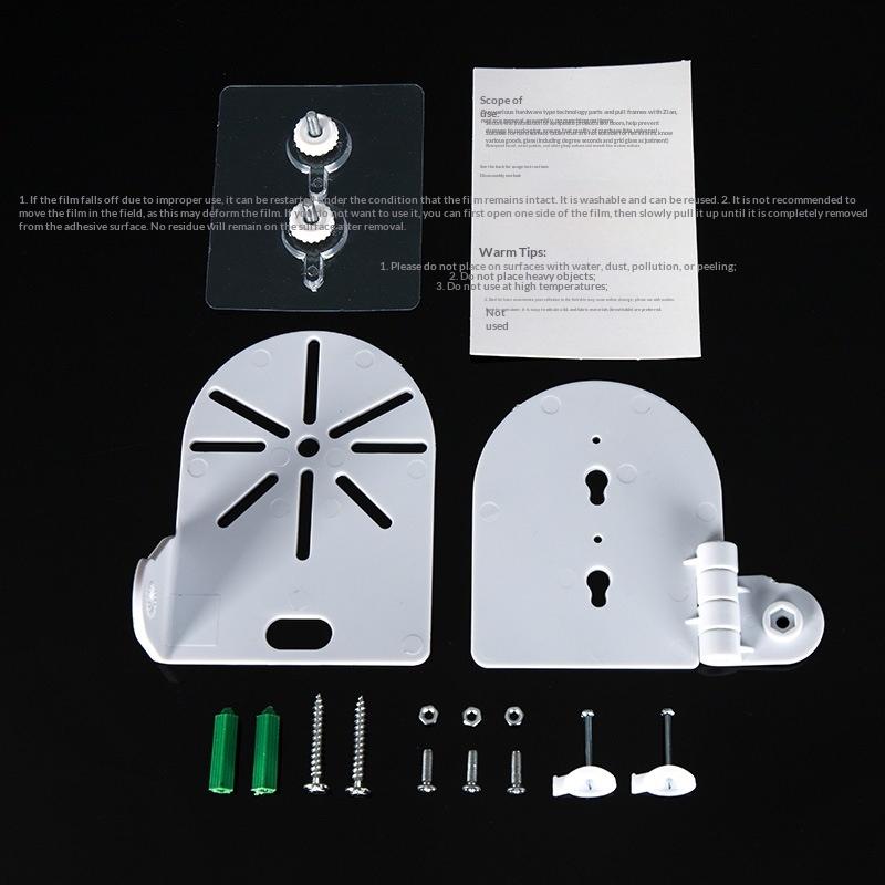 Glue Base L Shaped PTZ Camera Wall Mount Bracket Nail Free Easy Fix for Offices Living Rooms or Entrances