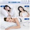 AOHDM Hotel-Quality High-Resilience Pillow, Breathable, 100% Cotton, Soft and Comfortable Pillow Gift (436320 Cm), Includes Two Gray Pillowcases