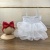 Delicate Baby Girls Tulle Dress Breathable Polyester Fabric Newborns Photo Studio Props Layered Skirt With Headdress