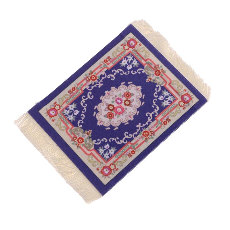 Persian Mini Woven Rug Mat Mousepad Retro Style Carpet Pattern Cup Coasters