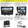 Ulopop LKW Armaturenbrett IPS 4K Bildschirm Monitor mit Aufnahme, Umschaltbare Hilfslinien zwischen Normal und Gespiegelt, Parküberwachung, Japanische Anleitung
