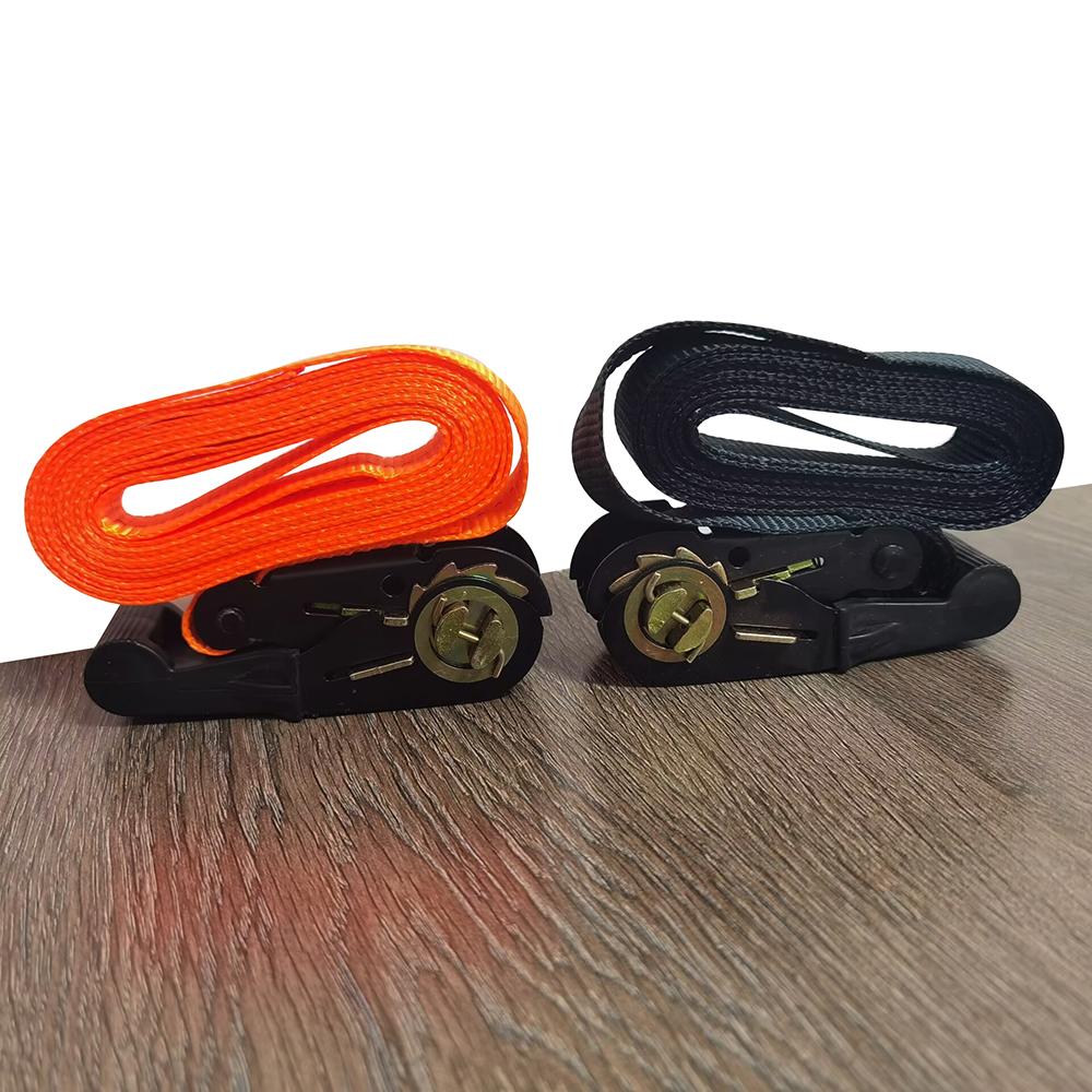 3m For Safe Luggage Transport Heavy-Duty Car & Truck Front Cargo Ratchet Strap with Metal Buckle - Adjustable, Secure Tie-Down