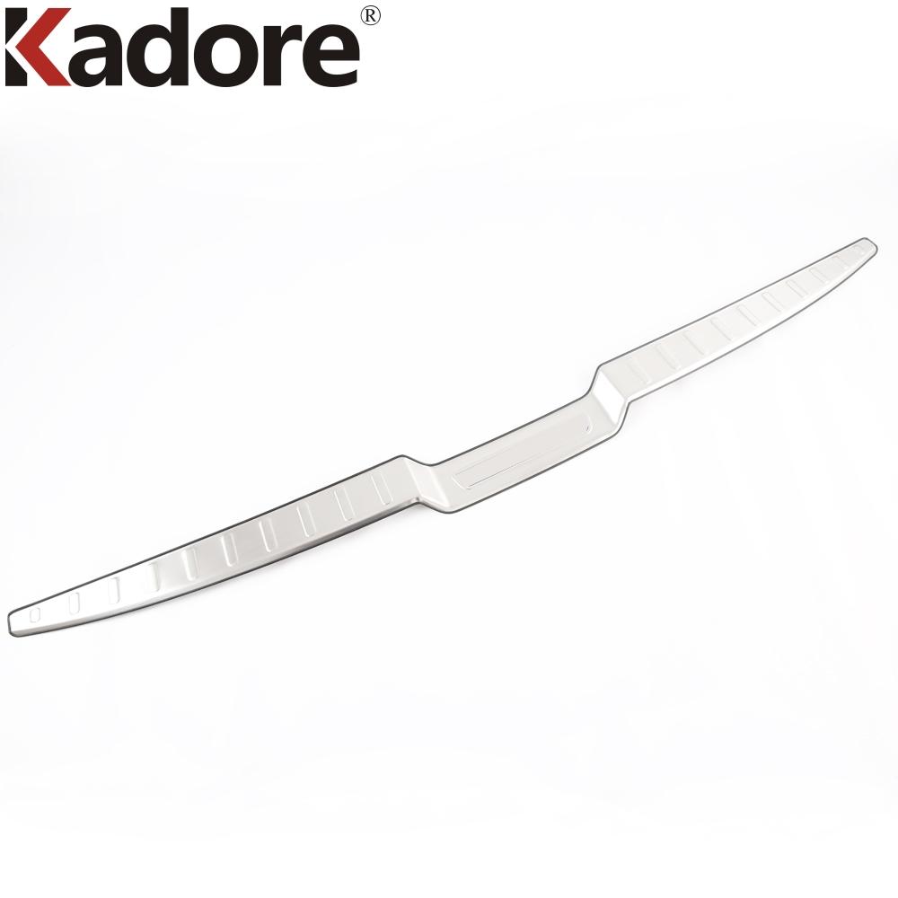 Rear Trunk Bumper Cover Trim For Hyundai Tucson NX4    2024 Steel Car Tailgate Door Sill Plate Guard Pad Accessories