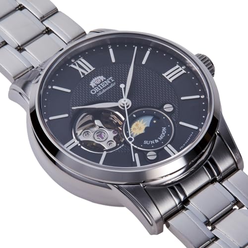 Orient SUN&MOON Automatic Mechanical Wristwatch RN-AS0001B Classic Men's Black