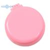 Folding Travel Comb Mirror Hair Brush Portable Mini Pocket Comb Compact Design On-the-Go Styling Mirror Comb for All Hair Types