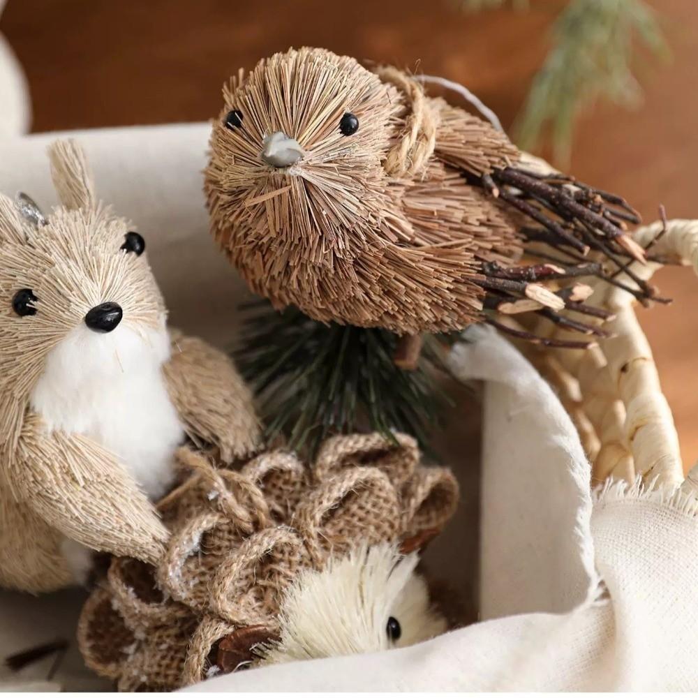 Foam Christmas Tree Decorations Small Simulated Squirrel Pendant  Home Party