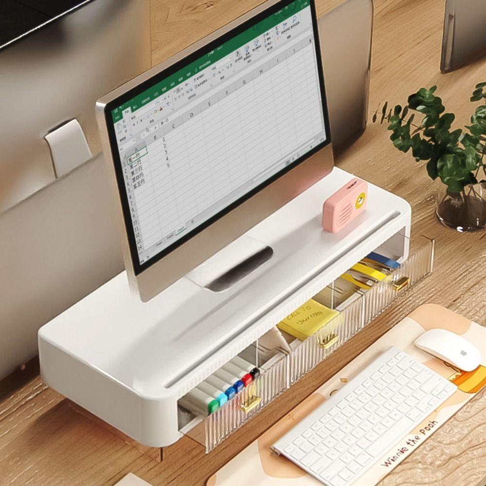 Thickening Computer Monitor Stand Durable Desktop Storage Rack Computer Height Stand  Office