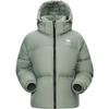Women's Black Diamond Short Hooded Down Puffer Jacket