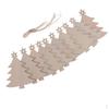 10 Pieces Assorted Tree Christmas Ornament Hanging Decoration Gifts Tag with String