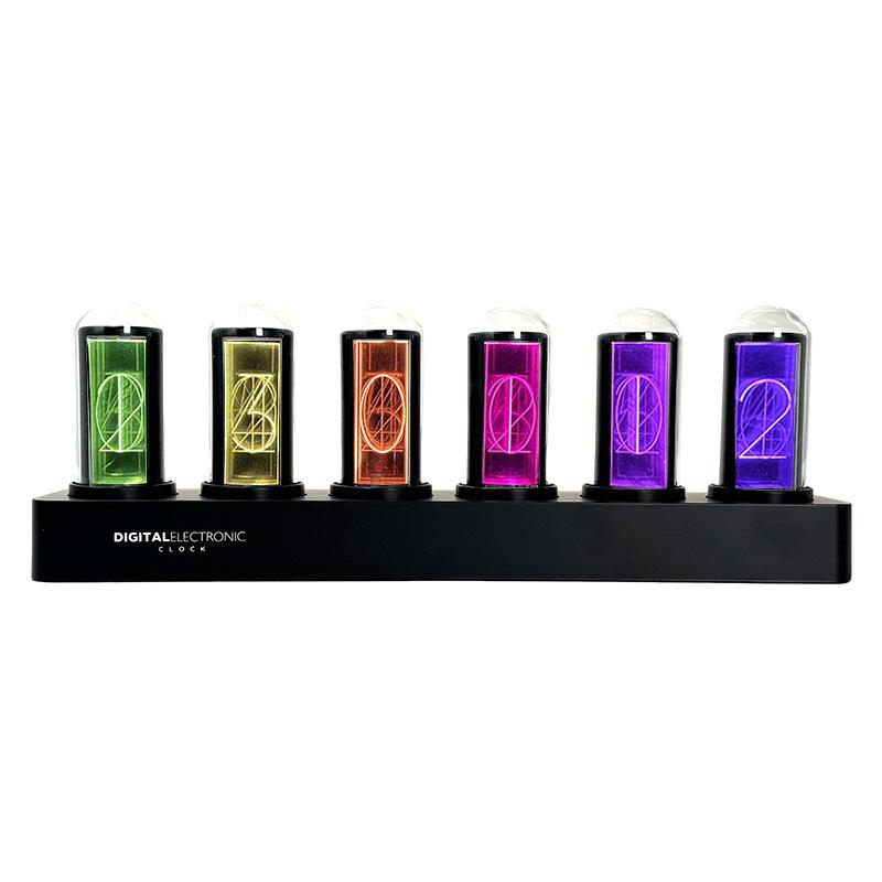 

Cyberpunk RGB LED Nixie Tube Digital Clock for Desktop/Tabletop Decor