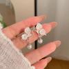 Exquisite Gradient Crystal Butterfly Stud Earrings for Women - Luxurious and Trendy Design