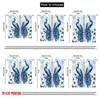2pcs,2D Plane Printing Window Curtain Peacock Harmony Durable 100% Polyester Fabric (without Rod) Decorations For Home Ldeal for