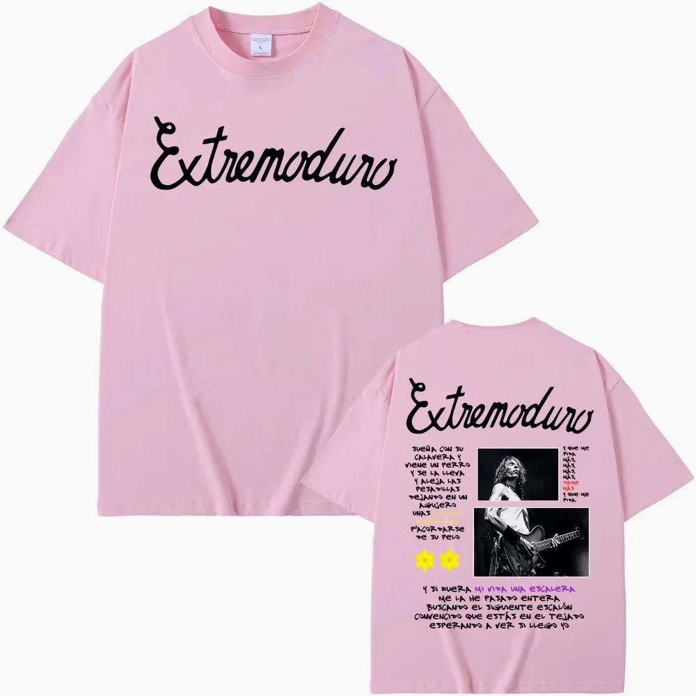 Rock Extremoduro 2026 World Tour Merch Tshirt Men Women Oversized Y2k Cotton Short Sleeve Vintage Hip Hop Punk Style Clothing