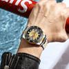 CURREN Fashion Business Men's Watch Quartz Waterproof Night Light Unique Rotating Bezel Luxury Watches