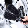 Car Wheel Brush Tire Cleaning Brushes Car Rim Scrubber Cleaner Duster Handle Motorcycle Truck Wheels Car Detailing Brush