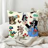 Cartoon The LLittle MMole Cute Pillow Case Bedroom Sofa Living Room Backrest Decoration Square Cushion Nap Time