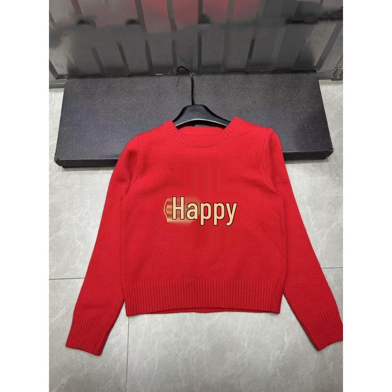 D Brand European Style 26: High-Quality, Early Spring 3D Embroidered Pullover Sweater - Age-Reducing, Loose, and Versatile Top