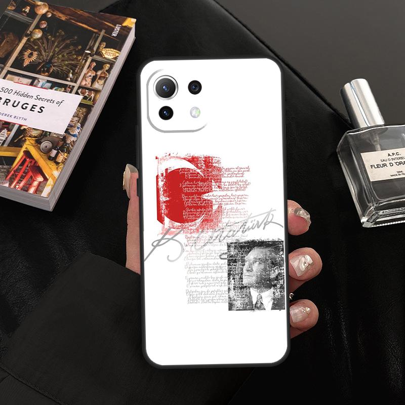 Turkey Mustafa Kemal Ataturk Case For Xiaomi 15 14 13 Ultra 11T 12T 13T 14T Pro POCO X7 Pro X3 X5 X6 F5 F6 M6 Pro Cover