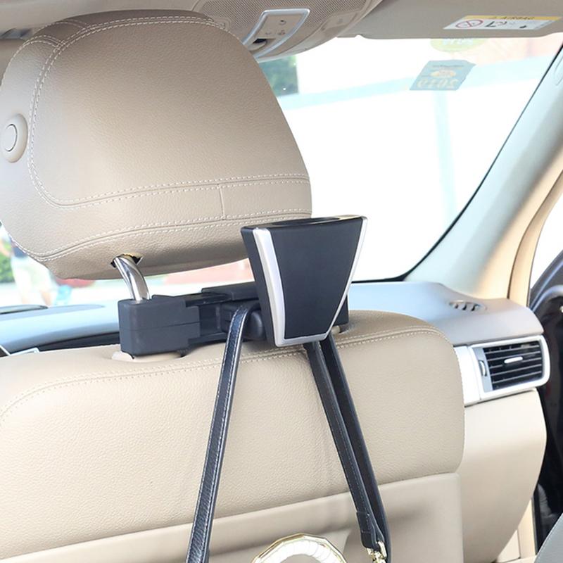 Car Clothes Hanger Car Coat Hook Headrest Hanger For Back Seat Auto Back Seat Headrest Clothes Jackets Suits Hooks For RVs belgium