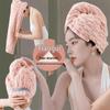 Super Absorbent Quick-Dry Hair Cap for Women - Large Towel Wrap for Long Hair.