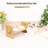 Ceramic Anti-Tip Cat Feeder & Water Bowl: Protects Cervical Spine