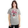 Disney Womens/Ladies Love You Mickey Mouse Cupid Heather T-Shirt