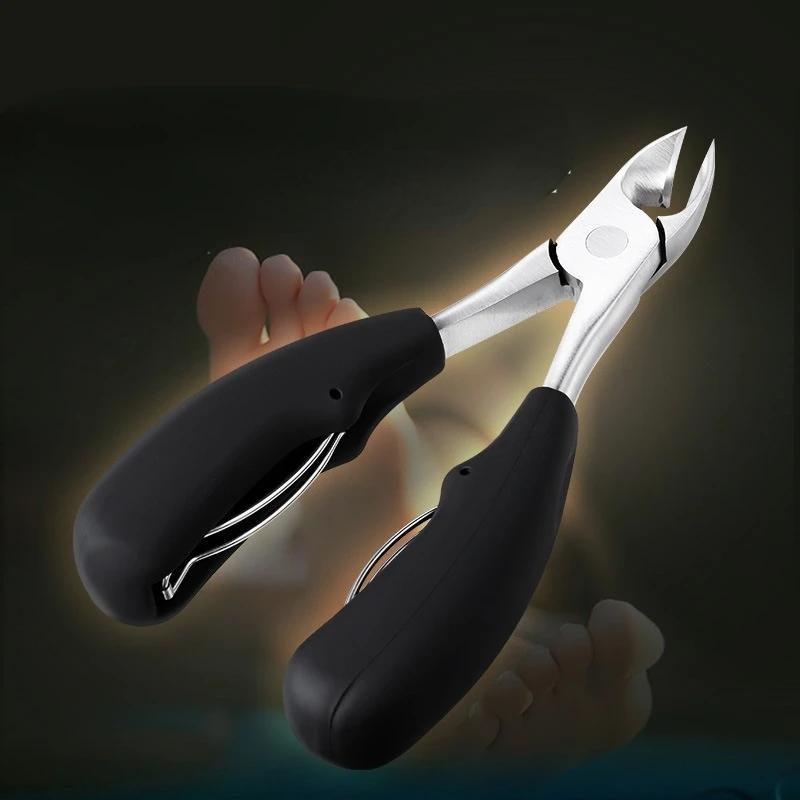 Toe Nail Clippers Remove Dead Skin Nail Correction Nippers Ingrown Toenail Cuticle Scissor Edge Cutter Thick Pedicure Care Tool