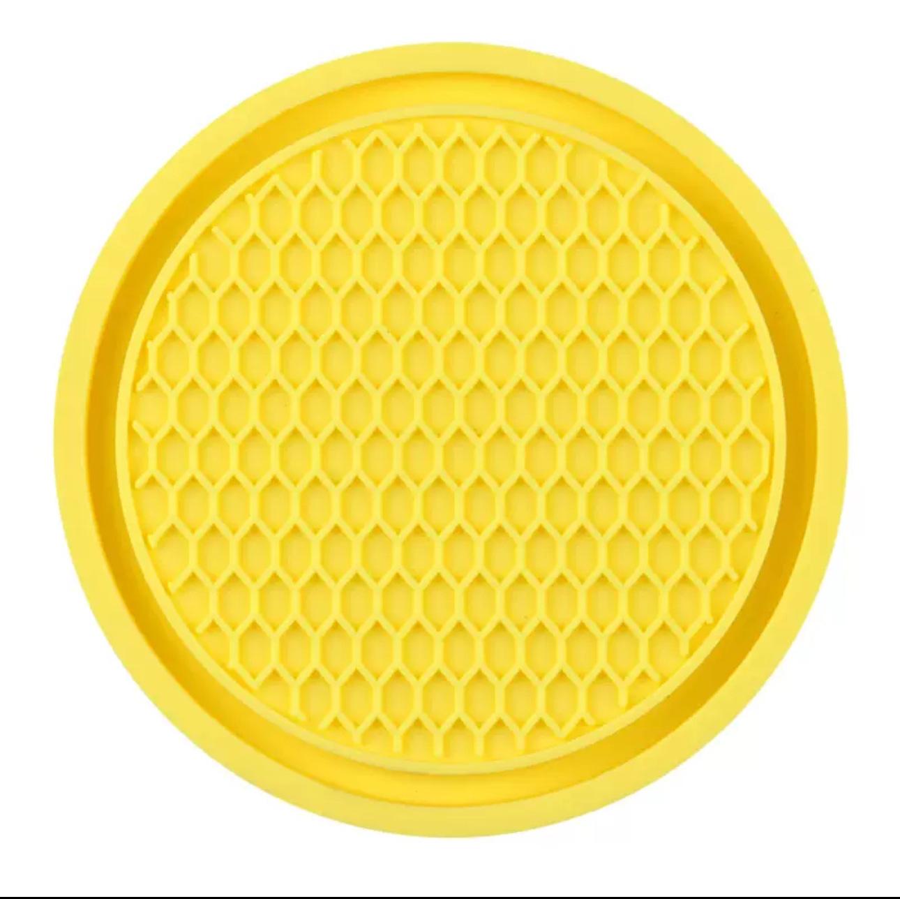 

Автомобильные подставки из ПВХ для путешествий, автоматический подстаканник, вставка, подстаканник, противоскользящие аксессуары для салона автомобиля, коврики для чашек жёлтый