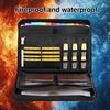Expandable Fireproof File Folder Large Capacity Accordion File Folder with 13 Label Slots And Lock Waterproof Dustproof A4 Document Organizer