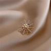 Delicate Bee Pearl Flower Bow Button Opal Brooches for Women Hollow Cat Rhinestones Brooch Small Pin Neckline Decoration Jewelry