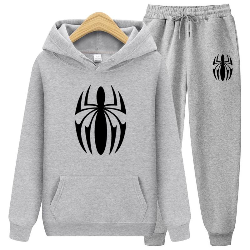 Women's Tracksuit Sets Winter Scarlet Spider 2 Piece Set Running Hoody Brand Sweatshirt Sport Joggers Sweatpants Suit