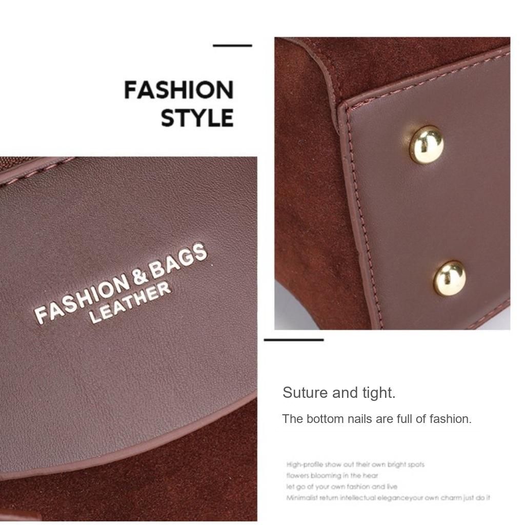 Tote Bag Women Faux Leather Large Capacity Daily Commute
