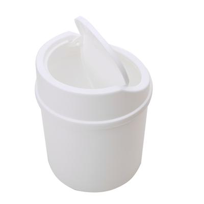 1 Stück Mini Tischmülleimer mit Deckel PP Papierkorb für Zuhause Büro Schreibtisch Abfalleimer Müllkorb Zubehör