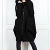 Women's 2024 Fast-Selling Zipper Hooded Pocket Sweatshirt, Mid-Length Two-Piece Loose Jacket