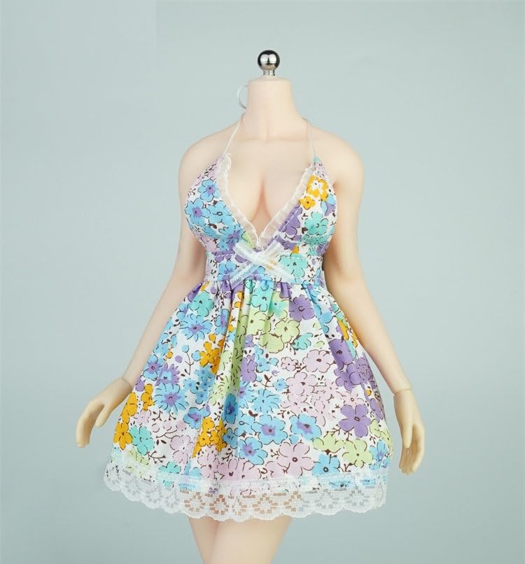 

[TOYBARJAPAN] 16 Scale Figure Accessory Fits TBLeague and other body types. ICE TOYS ic1015 Beautiful Female Girl Floral Pom-Pom Skirt Outfit,