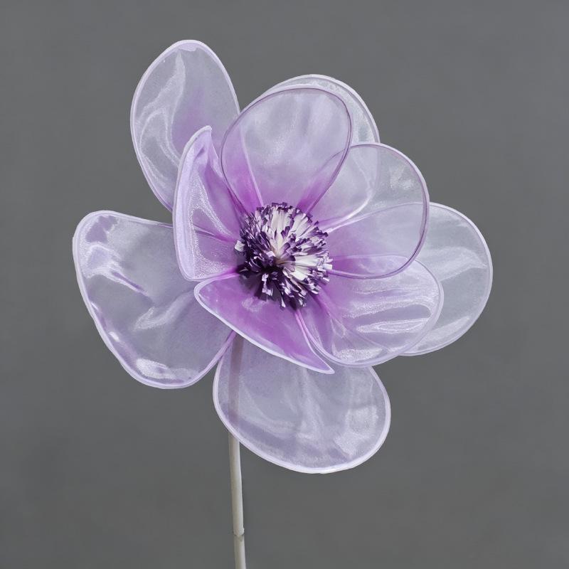 Organza Flower Heads for Aesthetic Wedding and Room Decor