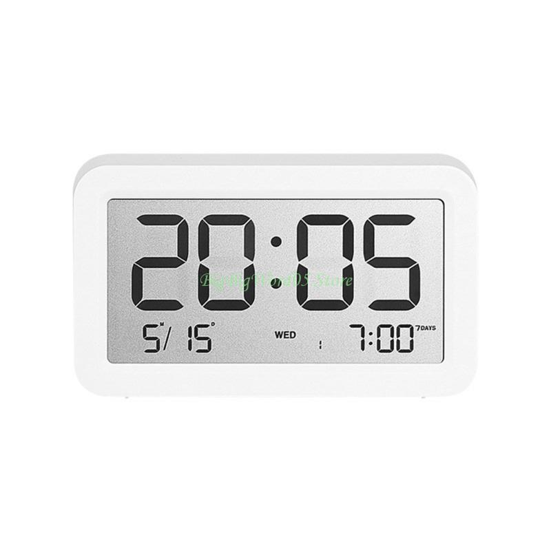 24TE Table Clock, Quiet Timepieces Digital Clocks for Students and Professional, Easy to Read Display