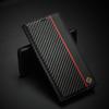 Carbon Fiber Flip Case for Samsung Galaxy S25 Ultra S24 S23 S22 Plus A54 A16 A26 A36 A56 A14 A34 A24 Leather Wallet Phone Cover