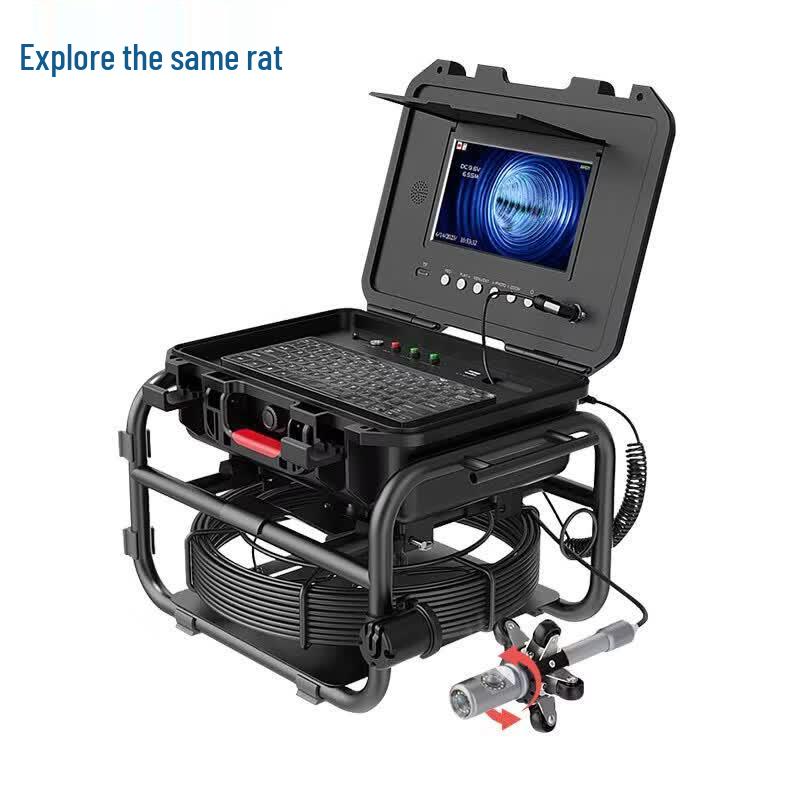 Tandongshu Industrial Pipeline Inspection Robot with 360-Degree Camera CN plug (adapter included)